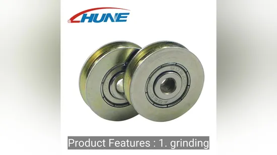 Stainless Steel Special Metal Roller Bearing Aluminum Pulley Customized with No Noise